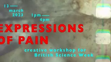 "Expressions of Pain" workshop poster