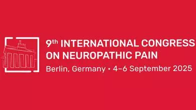 NeuPSIG 2025 Conference logo: white text with conference details on a red background